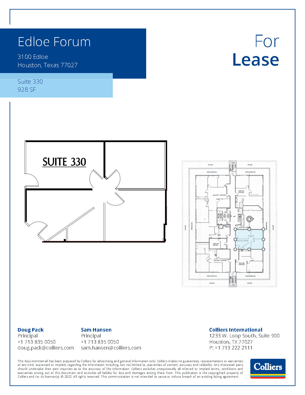 3100 Edloe St, Houston, TX for lease Floor Plan- Image 1 of 1