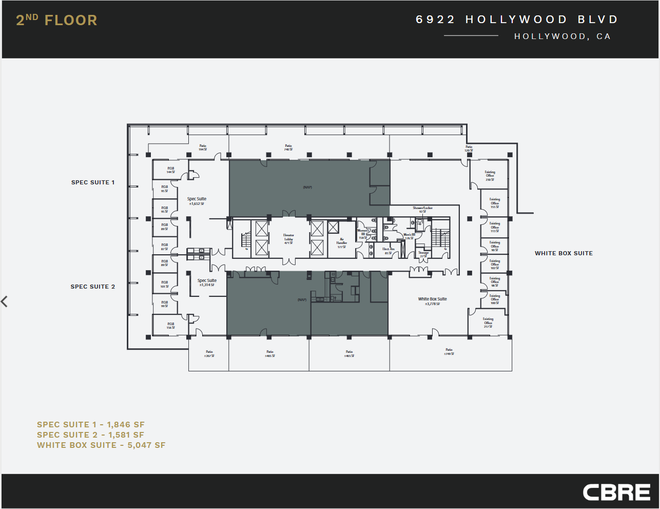 6922 Hollywood Blvd, Los Angeles, CA for lease Floor Plan- Image 1 of 1