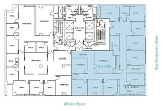 90 New Montgomery St, San Francisco, CA for lease Floor Plan- Image 1 of 1
