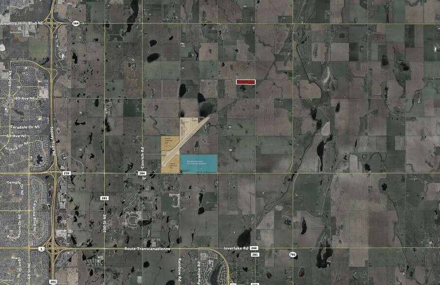 252117 Rge Rd 281, Rocky View No 44, AB for sale - Aerial - Image 1 of 2