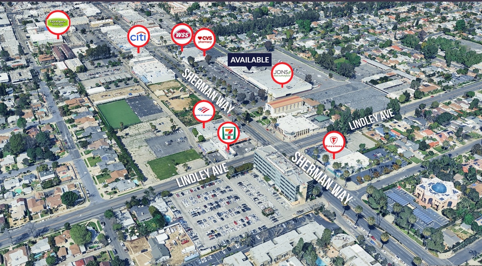 18201-18207 Sherman Way, Reseda, CA for lease - Building Photo - Image 3 of 3