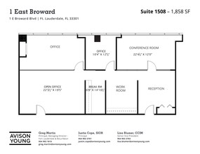 1 E Broward Blvd, Fort Lauderdale, FL for lease Site Plan- Image 1 of 1