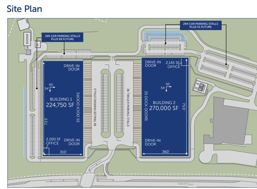 201 Tabor Rd, Morris Plains, NJ for lease Site Plan- Image 1 of 1