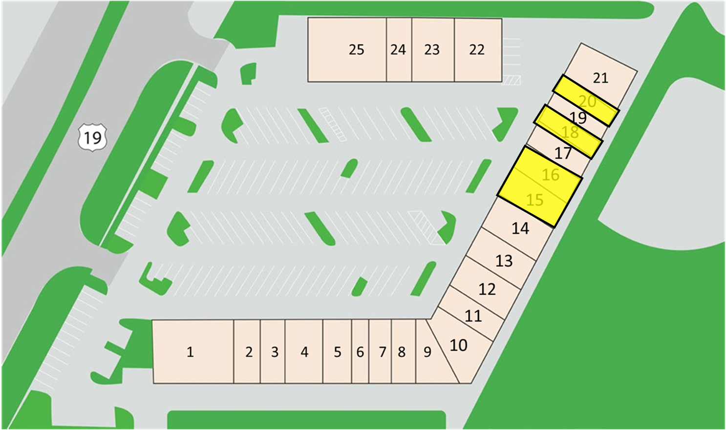 10110-10156 US Highway 19, Port Richey, FL for lease Building Photo- Image 1 of 1
