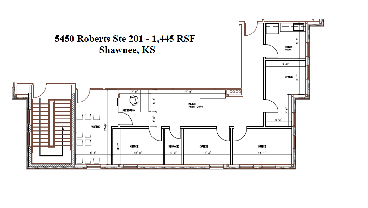 5450 Roberts St, Shawnee, KS for lease Floor Plan- Image 1 of 1