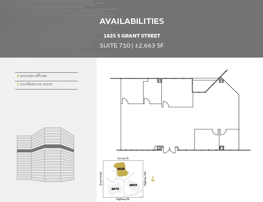 1825 S Grant St, San Mateo, CA for lease Floor Plan- Image 1 of 1