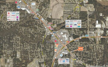 2718 Montgomery Hwy, Dothan, AL - AERIAL  map view