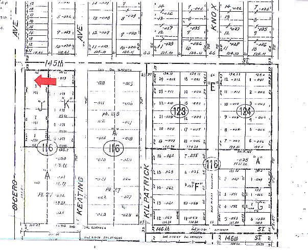 14501 Cicero Ave, Midlothian, IL for sale Plat Map- Image 1 of 1