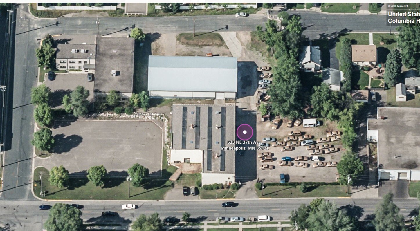 533 37th Ave NE, Columbia Heights, MN for sale Aerial- Image 1 of 1