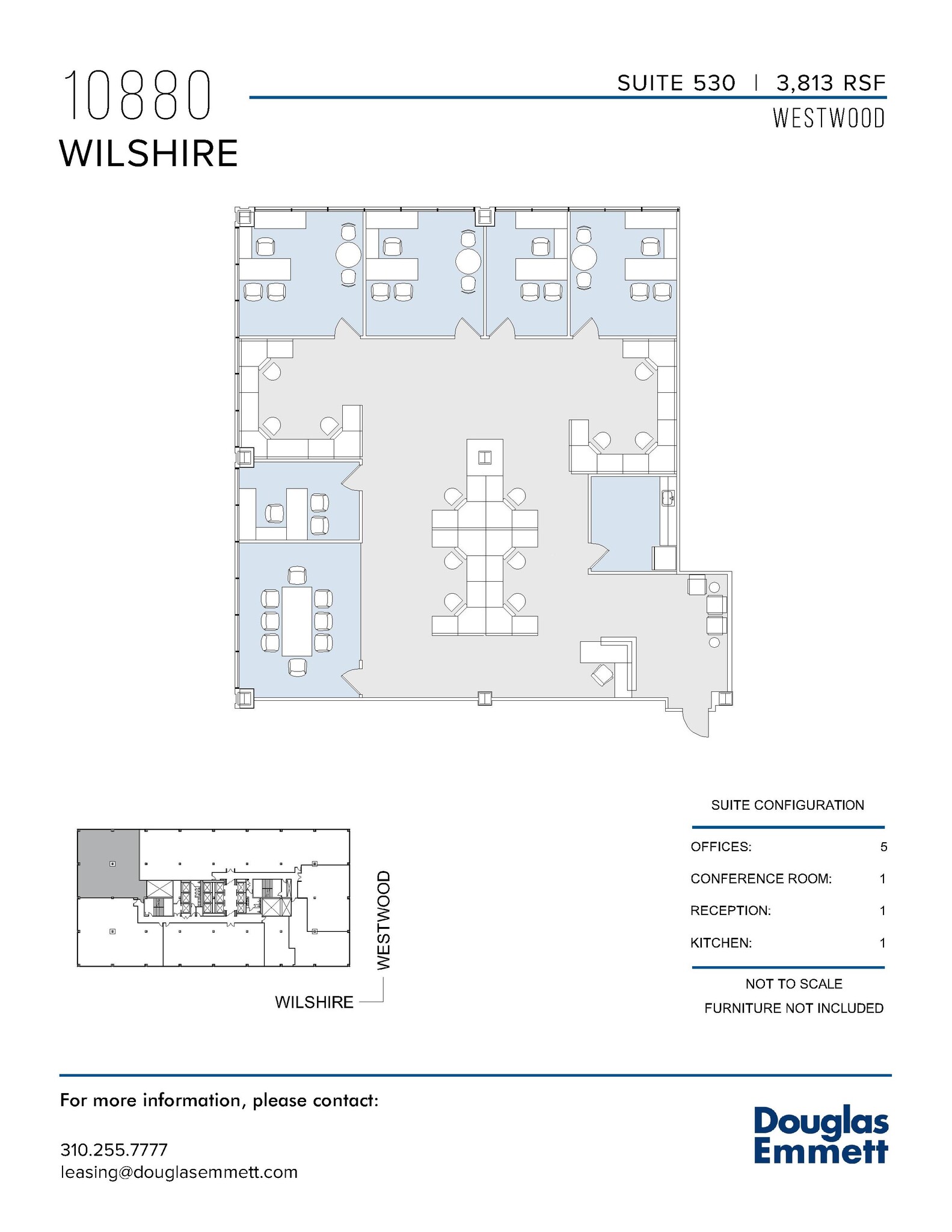 10880 Wilshire Blvd, Los Angeles, CA for lease Floor Plan- Image 1 of 1