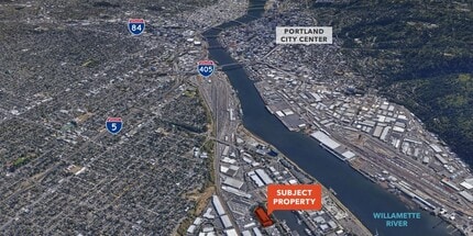 5617 N Basin Ave, Portland, OR - AERIAL  map view