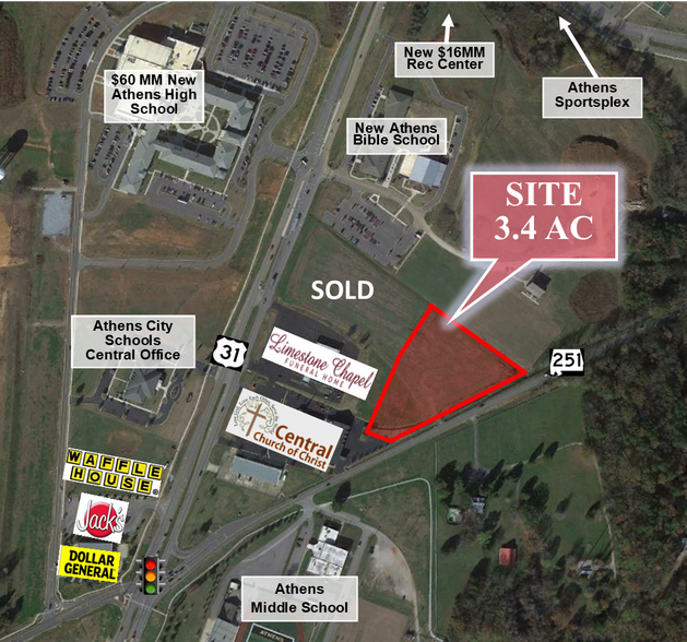 U.S. 31 N, Athens, AL for sale - Primary Photo - Image 1 of 3
