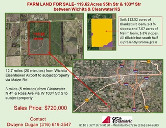 More details for 95th, Clearwater, KS - Land for Sale