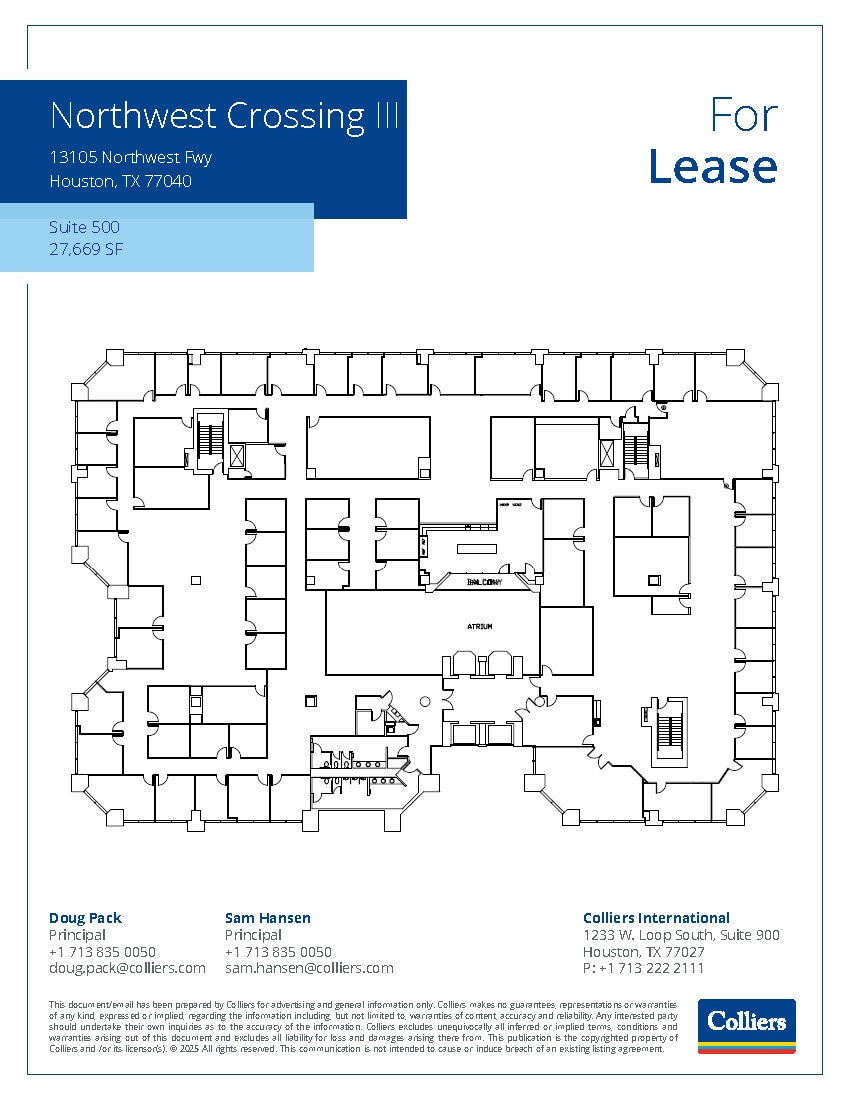 13105 Northwest Fwy, Houston, TX for lease Floor Plan- Image 1 of 1