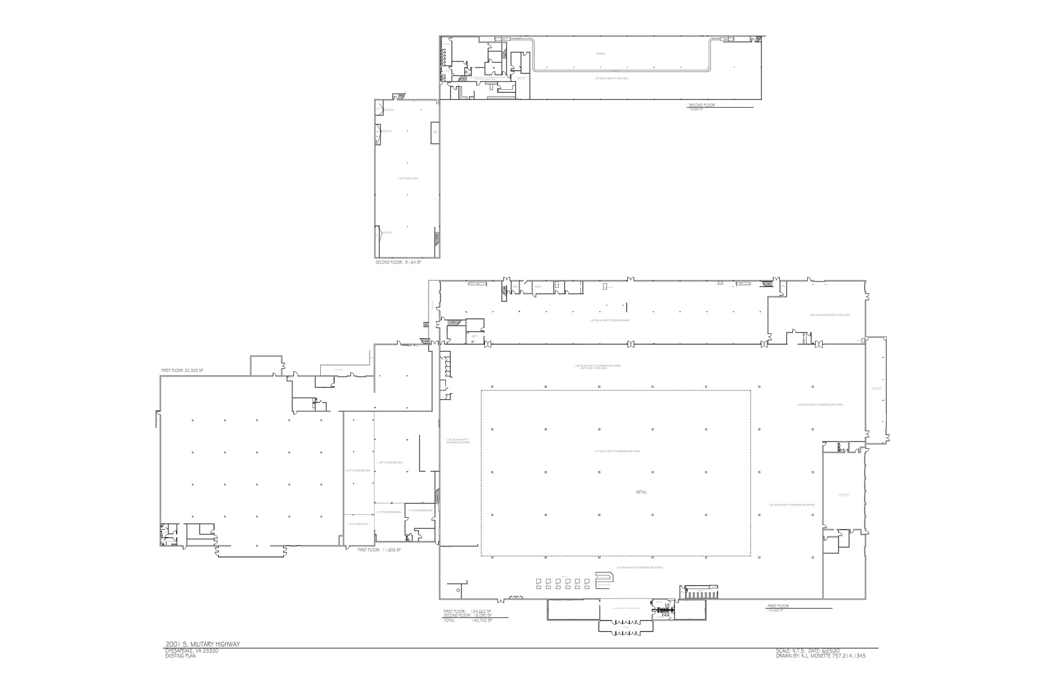 2001 S Military Hwy, Chesapeake, VA for lease Site Plan- Image 1 of 2