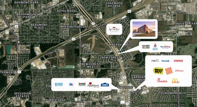 6750 E Sam Houston Pky N, Houston, TX - AERIAL  map view