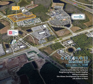 More details for 4, 6, 7, 10, & 12 Medical Ct, Palm Coast, FL - Land for Sale