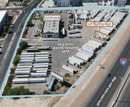 3741 Civic Center Dr, North Las Vegas, NV - aerial  map view