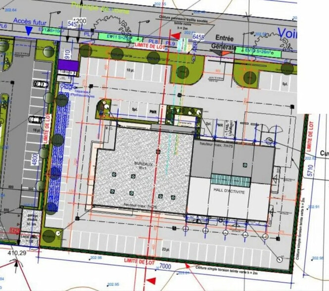 Office in Saint-Priest for lease - Site Plan - Image 2 of 4