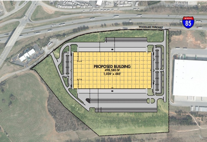 121 Woodlake Parkway, Kings Mountain, NC for lease Site Plan- Image 1 of 2