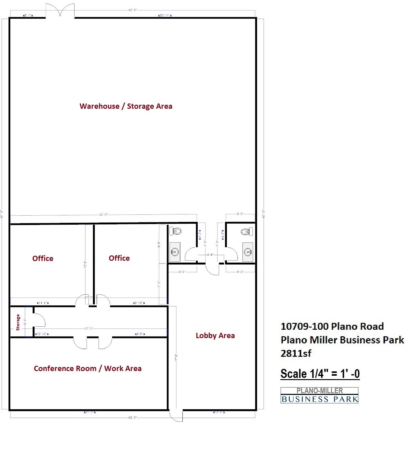 10701-10727 Plano Rd, Dallas, TX for lease Floor Plan- Image 1 of 7