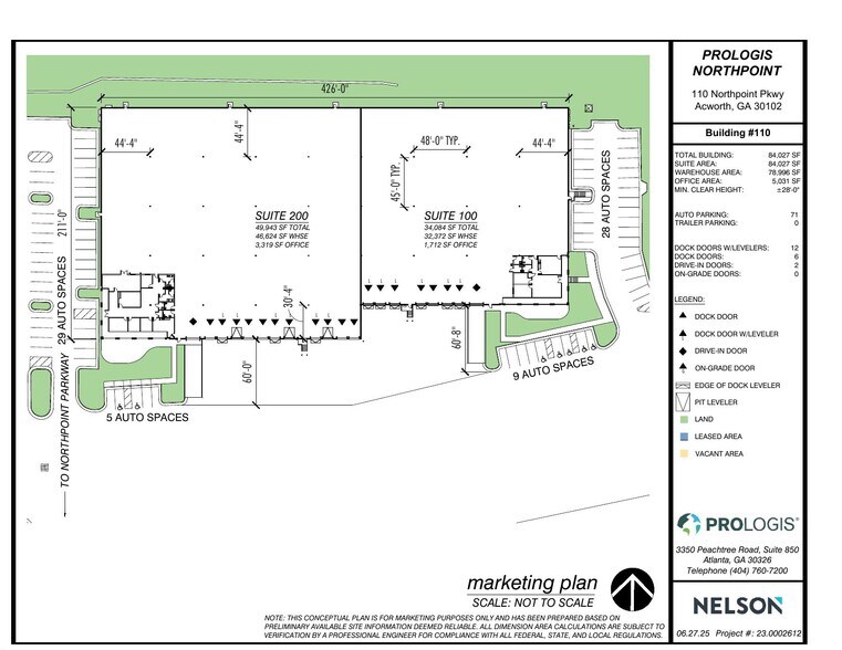 110 Northpoint Pky, Acworth, GA for lease - Site Plan - Image 2 of 2