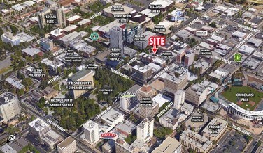 2125-2139 Kern St, Fresno, CA - AERIAL map view - Image1