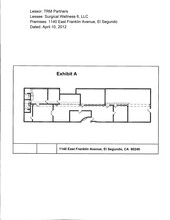 1140 E Franklin Ave, El Segundo, CA for lease Site Plan- Image 2 of 2