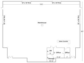 3441 Landco Dr, Bakersfield, CA for lease Floor Plan- Image 2 of 3