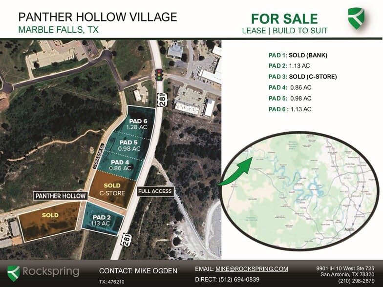 804 US-281 Marble Fls, Marble Falls, TX for sale - Site Plan - Image 2 of 2