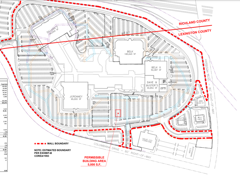 100 Columbiana Circle, Columbia, SC for lease - Site Plan - Image 2 of 4