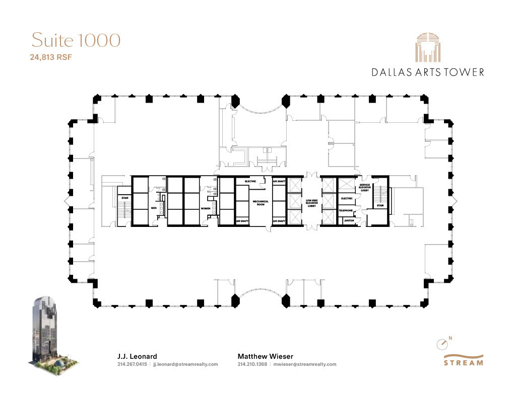 2200 Ross Ave, Dallas, TX for lease Floor Plan- Image 1 of 1