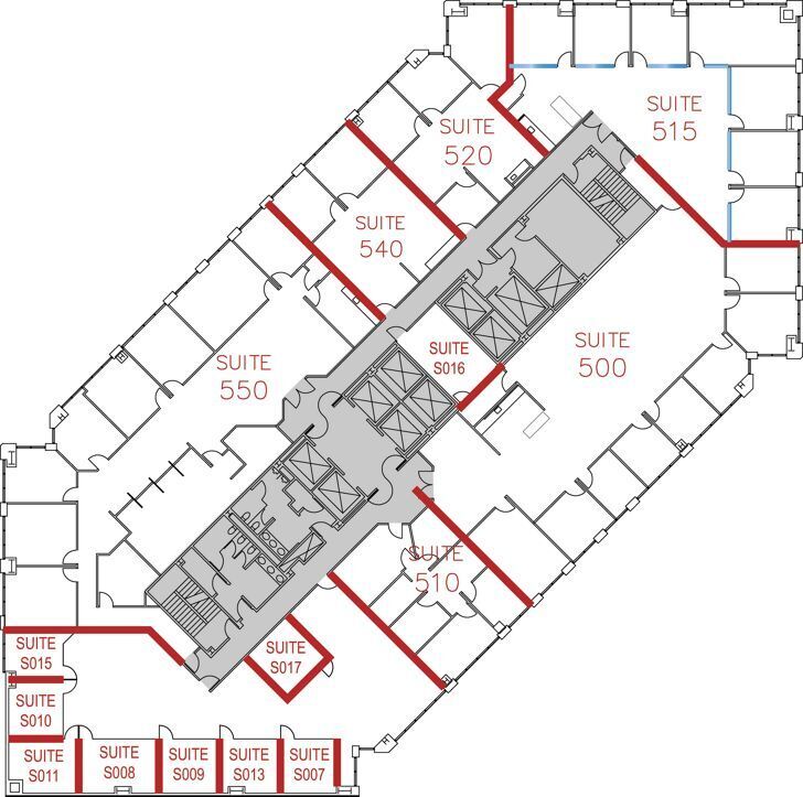 501 W Broadway, San Diego, CA for lease Floor Plan- Image 1 of 1