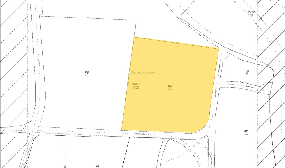 314 S Chimney Rock Rd, Greensboro, NC for lease - Plat Map - Image 2 of 2
