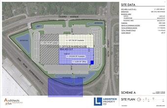 16799 Cicero Ave, Oak Forest, IL for lease Site Plan- Image 2 of 4