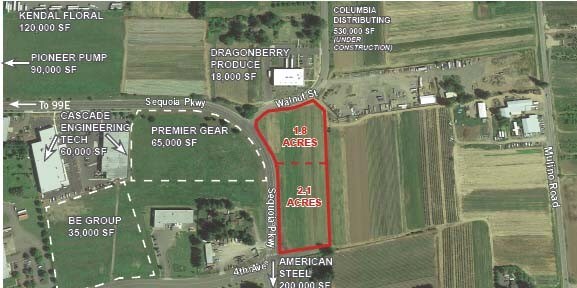 Sequoia Pkwy & SE 4th Ave, Canby, OR for sale Aerial- Image 1 of 1