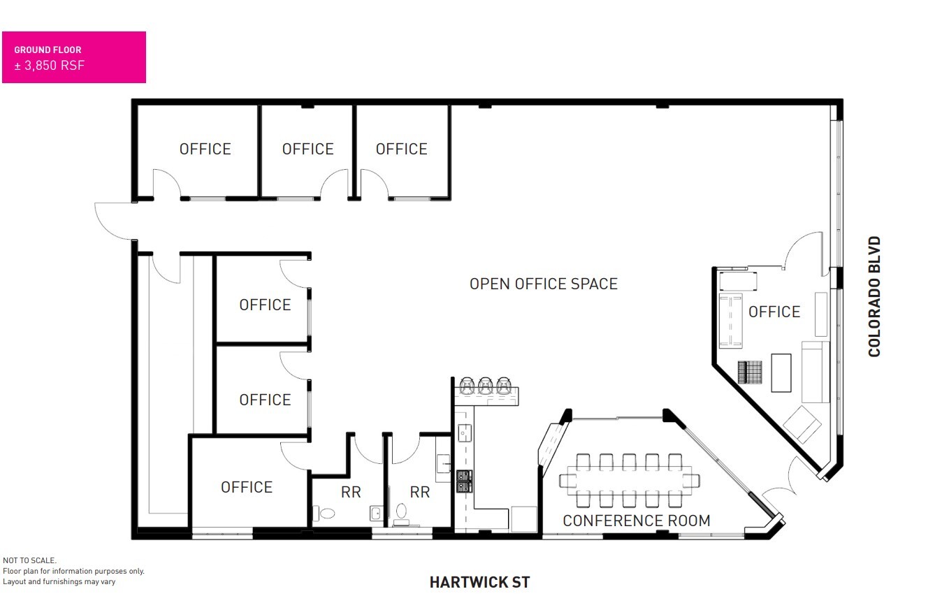 1486 Colorado Blvd, Los Angeles, CA for lease Floor Plan- Image 1 of 1