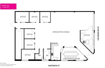 1486 Colorado Blvd, Los Angeles, CA for lease Floor Plan- Image 1 of 1