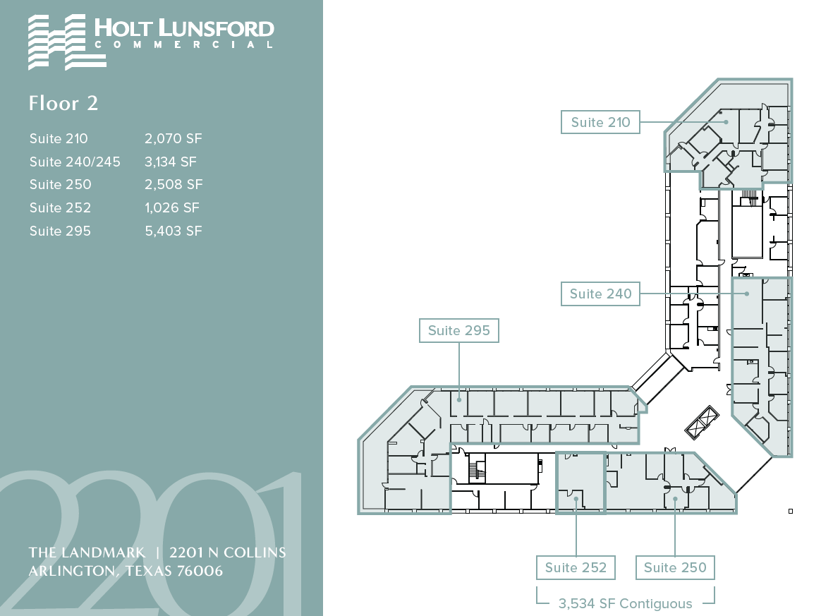 2201 N Collins St, Arlington, TX for lease Floor Plan- Image 1 of 1