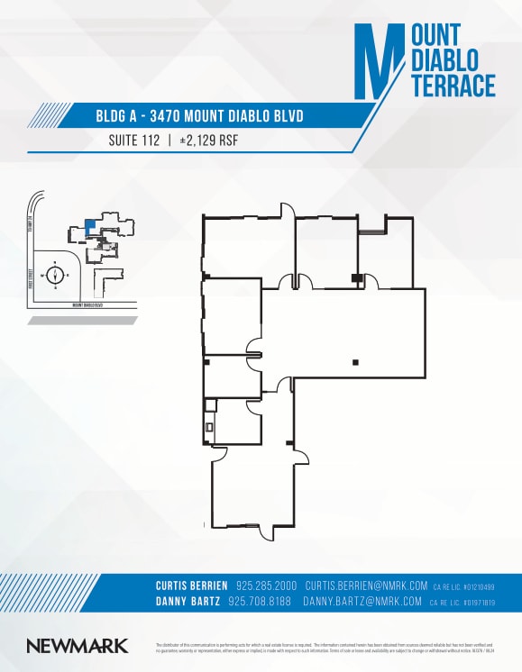 3470 Mt Diablo Blvd, Lafayette, CA for lease Floor Plan- Image 1 of 1