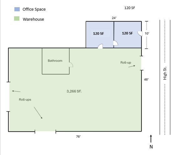 827 High St, Delano, CA for sale Floor Plan- Image 1 of 1