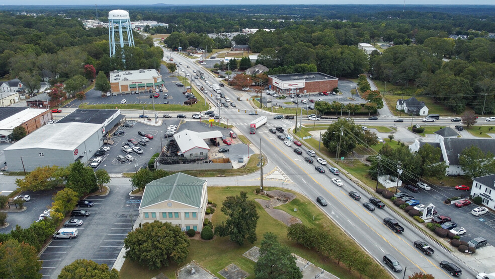 106 Broad St, Loganville, GA for lease - Aerial - Image 3 of 12