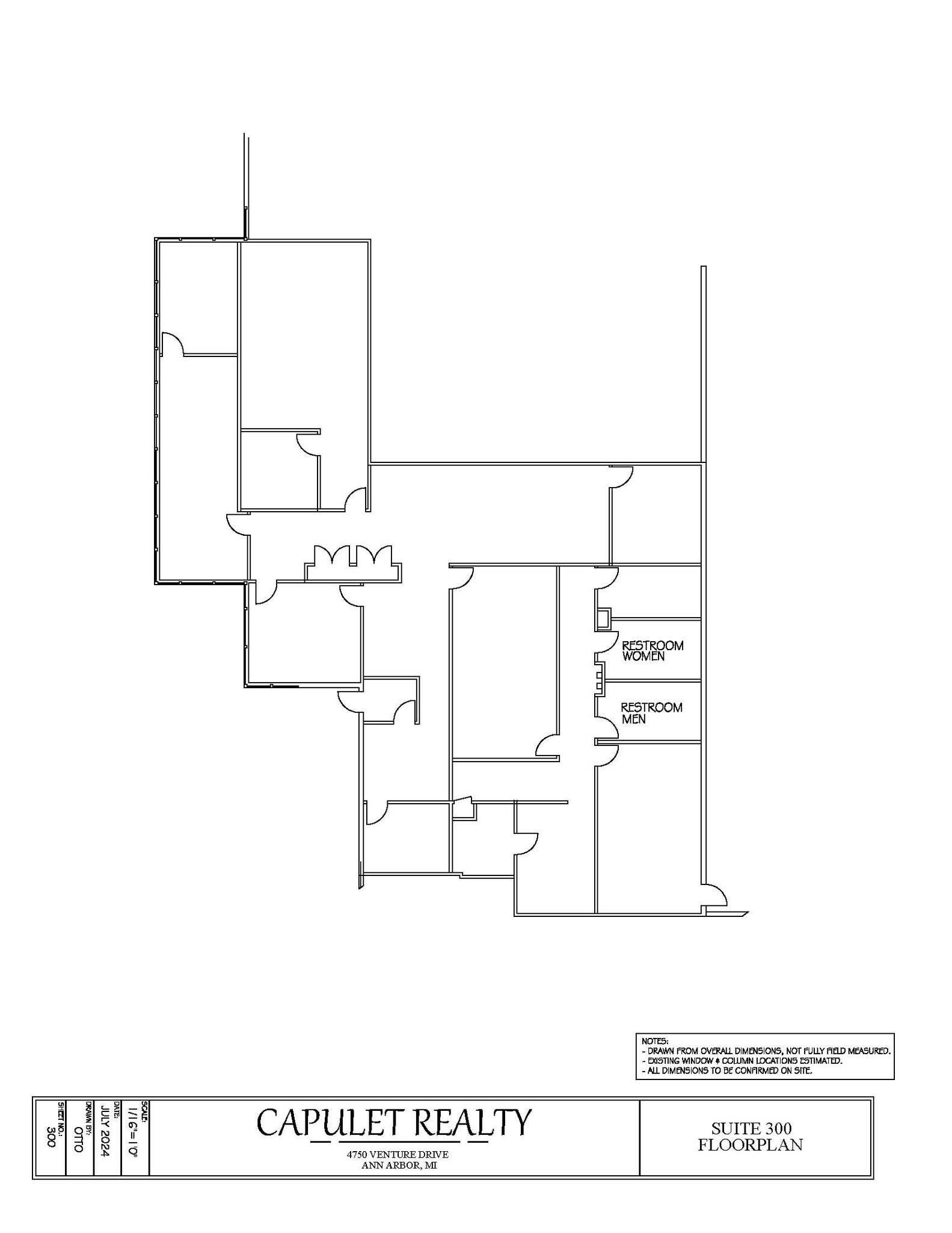 4750 Venture Dr, Ann Arbor, MI for lease Floor Plan- Image 1 of 2