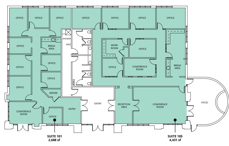 1340 Sunday Dr, Raleigh, NC for lease Floor Plan- Image 1 of 1