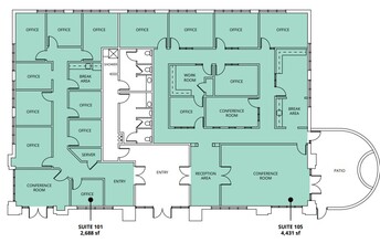 1340 Sunday Dr, Raleigh, NC for lease Floor Plan- Image 1 of 1