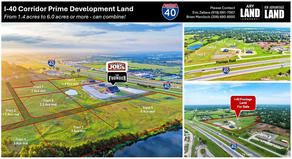 700 W Frontage Rd, Okemah, OK for sale - Aerial - Image 2 of 6