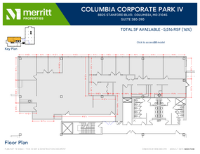 8830 Stanford Blvd, Columbia, MD for lease Floor Plan- Image 2 of 2