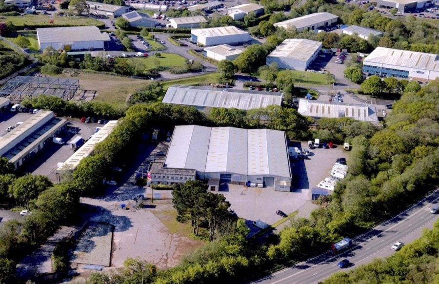 Plot 7 Eden House, Saltash for lease - Aerial - Image 2 of 2