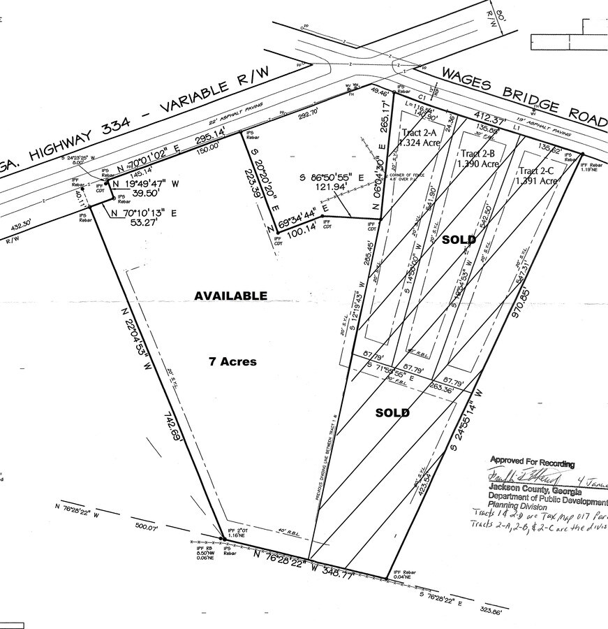 Highway 334, Nicholson, GA 30565