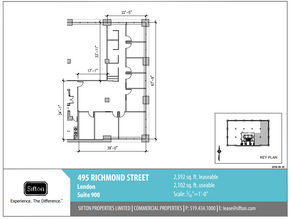 495 Richmond St, London, ON for lease Floor Plan- Image 1 of 1